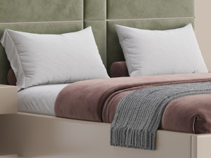 Brave II bed 3D Model