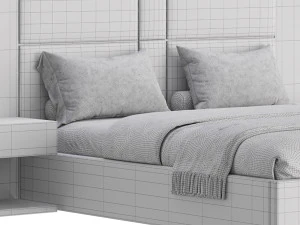 Brave II bed 3D Model