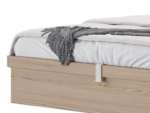 Wooden Panel Bed 3D Model