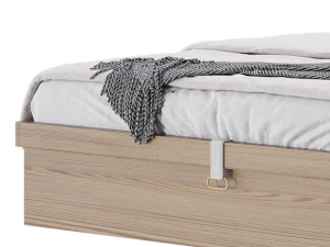 Wooden Panel Bed 3D Model