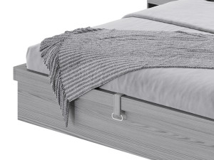 Wooden Panel Bed 3D Model