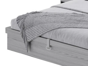 Wooden Panel Bed 3D Model