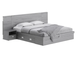 Wooden Panel Bed 3D Model