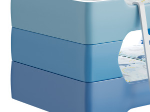 Bunky bunk bed 3D Model