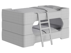Bunky bunk bed 3D Model