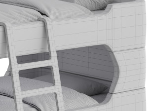 Bunky bunk bed 3D Model