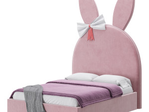 Bunny kids bed 3D Model