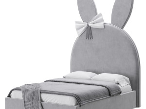 Bunny kids bed 3D Model