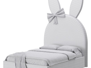 Bunny kids bed 3D Model