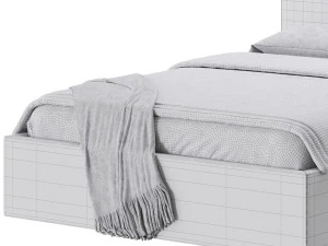 Bunny kids bed 3D Model