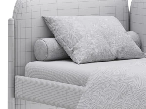Casey 90 bed 3D Model