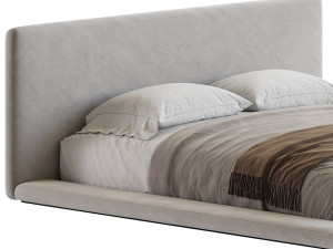 Minimalist Bed 3D Model