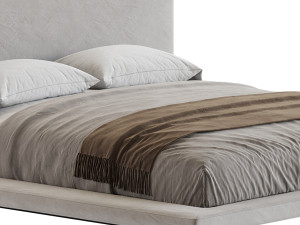 Minimalist Bed 3D Model