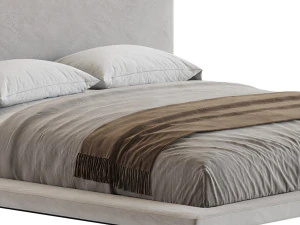 Letto minimalista Modello 3D