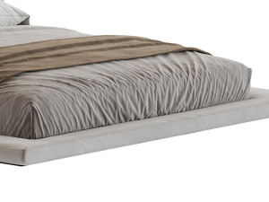 Minimalist Bed 3D Model
