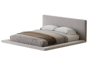 Minimalist Bed 3D Model