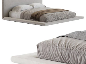 Letto minimalista Modello 3D