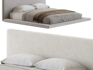 Letto minimalista Modello 3D