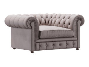 Chester One Armchair 3D Model