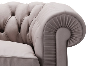 Chester One Armchair 3D Model