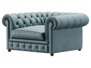 Chester One Armchair 3D Model