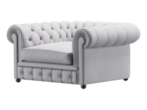 Chester One Armchair 3D Model