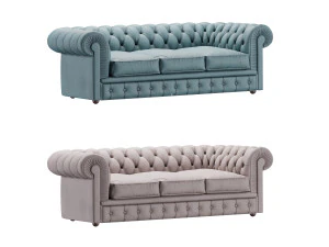 切斯特一号沙发 3D 模型