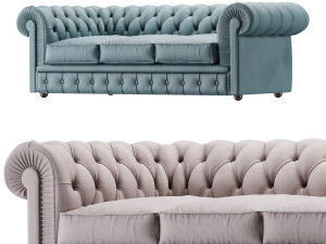 Chester One Sofa Modèle 3D