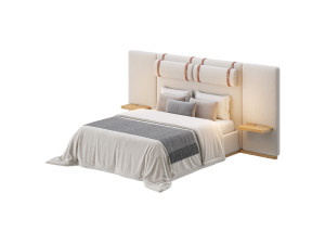 Claude Performance Fabric Bed 3Dモデル