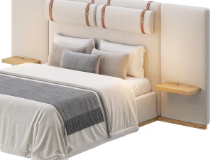 Claude Performans Kumaş Yatak 3D Model