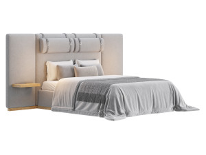 Claude Performance Fabric Bed 3D Model
