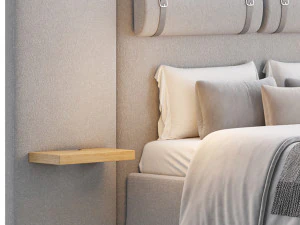 Claude Performans Kumaş Yatak 3D Model