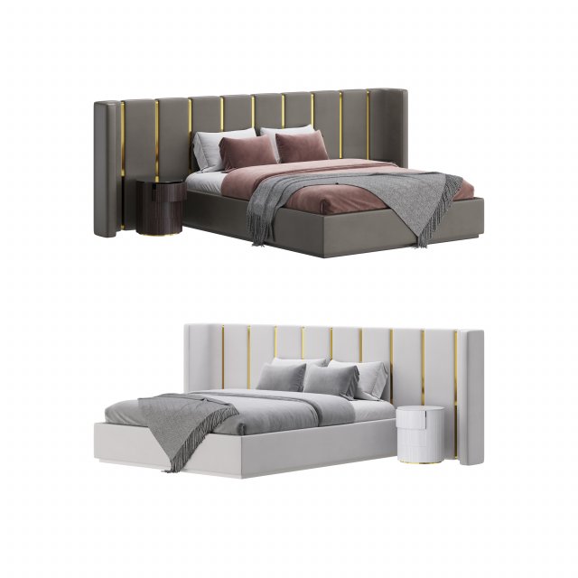 Collins bed Modelo 3D .c4d .max .obj .3ds .fbx .stl .blend 