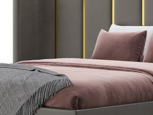 Collins bed Modelo 3D