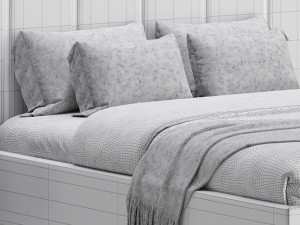Collins bed Modelo 3D