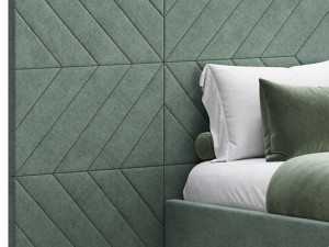 Colorado BED with wide headboard I 3D Model