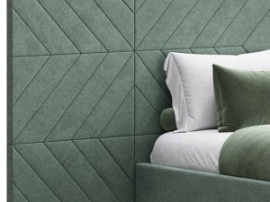 Colorado BED with wide headboard I 3D Model