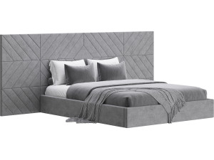 Colorado BED with wide headboard I 3D Model