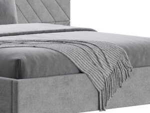 Colorado BED with wide headboard I 3D Model