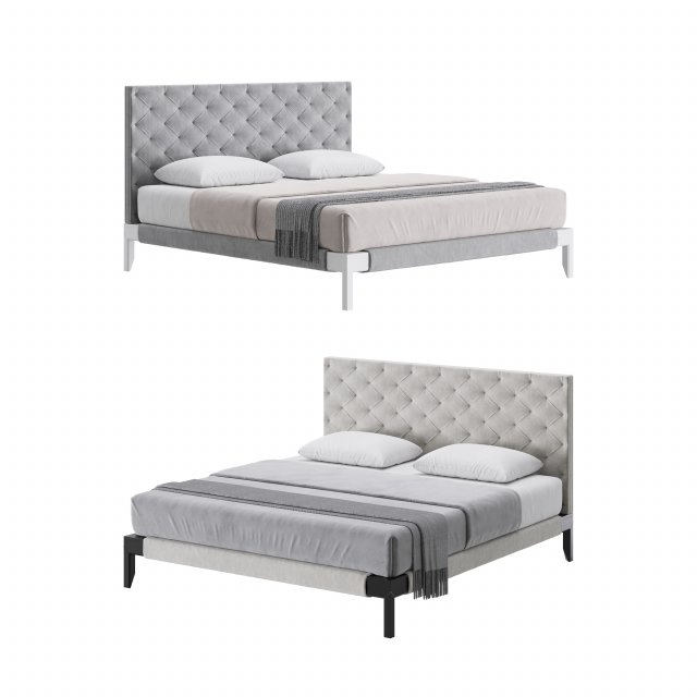 Cortina bed 3D Model .c4d .max .obj .3ds .fbx .stl .blend 