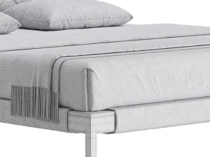 Letto Cortina Modello 3D