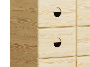 CRAFT BRASS SIDEBOARD HIGH 3D Model
