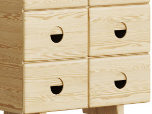 CRAFT BRASS SIDEBOARD HIGH 3D Model