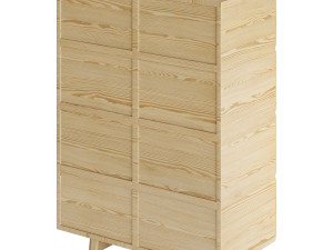 CRAFT BRASS SIDEBOARD HIGH 3D Model