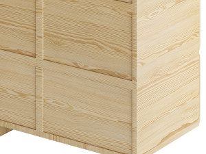 CRAFT BRASS SIDEBOARD HIGH 3D Model