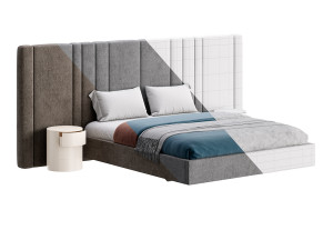 Dharmi bed 3D Модель