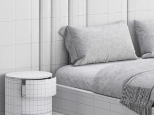 Dharmi bed 3D Модель