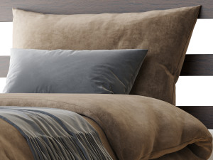 Dorel Living Braylon Twin Bed Modèle 3D