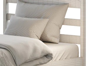 Dorel Living Braylon Twin Bed 3D Model