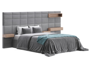Double bed Roche Bobois COURCHEVEL 3D Model